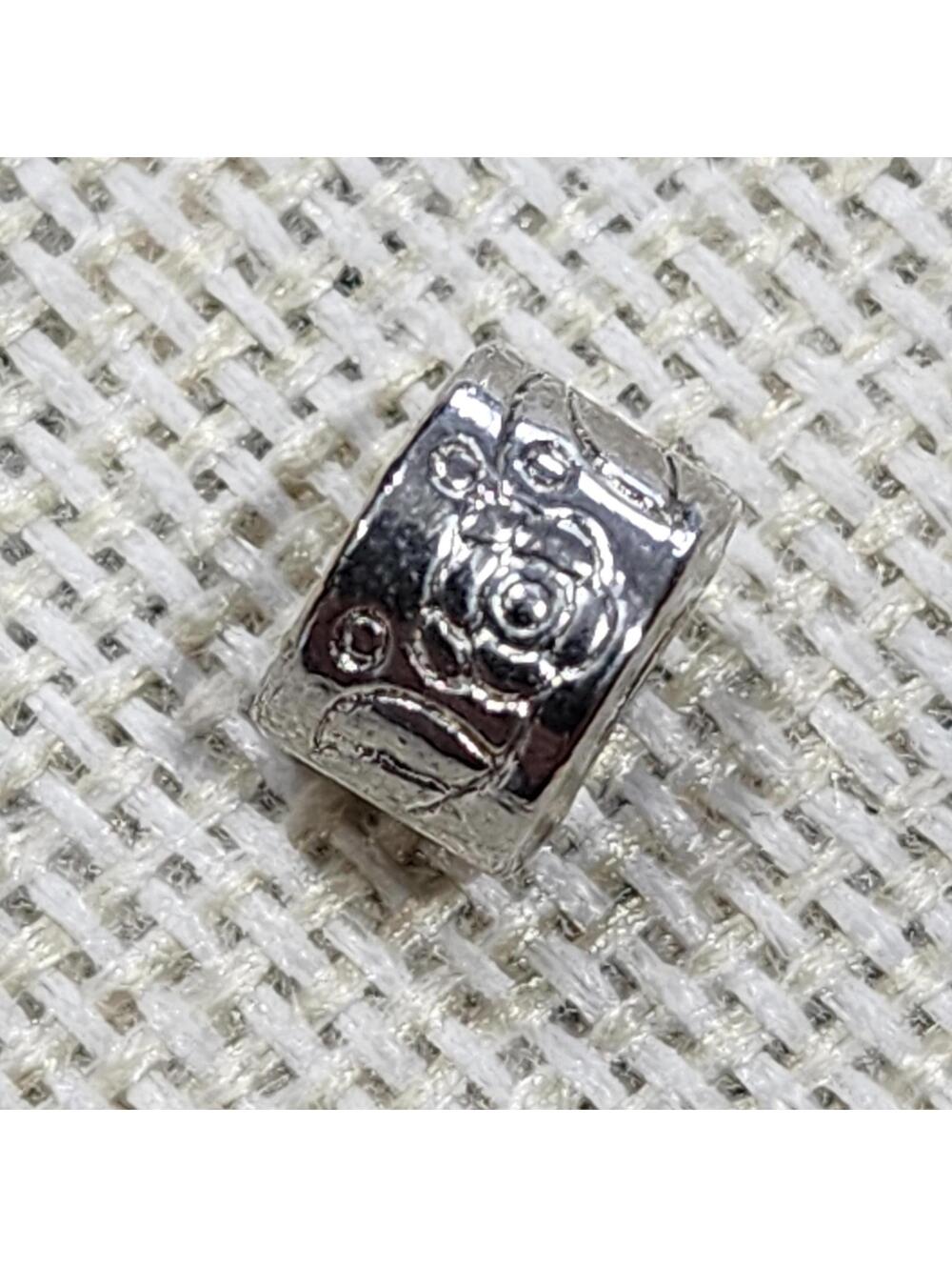 Silver-Tone Bead Charm